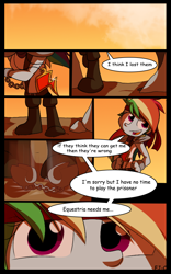 Size: 600x960 | Tagged: safe, artist:fj-c, imported from derpibooru, rainbow dash, human, comic, dialogue, fantasy equestria, humanized, pony coloring