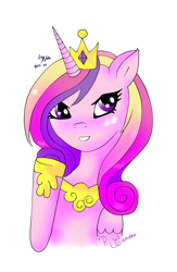 Size: 1000x1538 | Tagged: safe, artist:lizineko, imported from derpibooru, princess cadance, female, solo