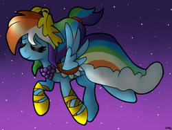 Size: 2400x1800 | Tagged: safe, artist:kikirdcz, imported from derpibooru, rainbow dash, clothes, dress, female, flying, gala dress, solo