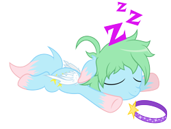 Size: 6000x4500 | Tagged: safe, artist:csillaghullo, imported from derpibooru, oc, oc only, oc:starshine, pegasus, pony, absurd resolution, eyes closed, sleeping, solo