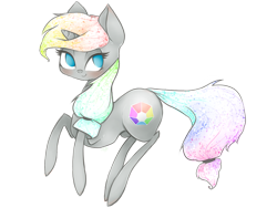 Size: 900x675 | Tagged: safe, artist:grandifloru, imported from derpibooru, oc, oc only, oc:prism, pony, unicorn, solo