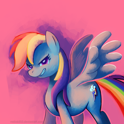 Size: 2000x2000 | Tagged: safe, artist:redink853, imported from derpibooru, rainbow dash, pegasus, pony, female, solo