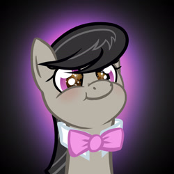 Size: 2166x2166 | Tagged: safe, artist:thepleonasticpotato, imported from derpibooru, octavia melody, bowtie, cello, cute, exploitable, female, musical instrument, purple, solo, tavibetes