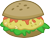 Size: 9296x7000 | Tagged: safe, artist:chainchomp2, imported from derpibooru, trade ya, .svg available, absurd resolution, burger, food, no pony, oat burger, resource, simple background, transparent background, vector