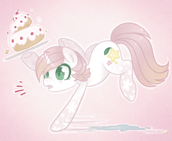 Size: 850x700 | Tagged: safe, artist:starberrypony, imported from derpibooru, oc, oc only, oc:starberry, cake, solo