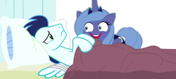 Size: 1280x580 | Tagged: safe, edit, imported from derpibooru, screencap, princess luna, soarin', bed, crazy face, happy, insanity, lunatic, lunaughty, moluna, scary but fun, uncomfortable