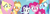 Size: 858x239 | Tagged: safe, imported from derpibooru, screencap, applejack, fluttershy, pinkie pie, rainbow dash, rarity, adoracreepy, creepy, creepy smile, cute, dashabetes, diapinkes, faic, female, impossibly large smile, jackabetes, mane six, nightmare fuel, raribetes, shyabetes