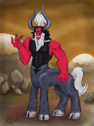 Size: 4500x6000 | Tagged: safe, artist:werewolfsnot, imported from derpibooru, lord tirek, absurd resolution, male, solo