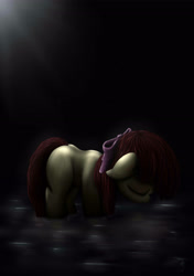 Size: 3496x4960 | Tagged: safe, artist:rameslack, imported from derpibooru, apple bloom, alone, female, sad, solo