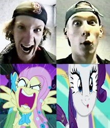 Size: 756x879 | Tagged: safe, edit, imported from derpibooru, screencap, fluttershy, rarity, human, pegasus, pony, unicorn, rarity takes manehattan, the best night ever, blatant lies in the description, columbine, comparison, cute, duckface, dylan klebold, eric harris, every day we stray further from god's light, faic, female, flutterrage, god is dead, hitmen for hire, irl, irl human, lips, male, mare, murderer, nightmare fuel, photo, pure unfiltered evil, raribetes, shyabetes, this is why we can't have nice things, this will end in school shooting, we are going to hell, what in the everlasting fuck, why, wrong aspect ratio