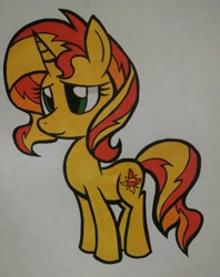 Size: 2267x2868 | Tagged: safe, artist:php92, imported from derpibooru, sunset shimmer, pony, unicorn, female, solo, sunsad shimmer