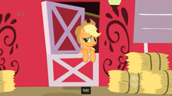 Size: 639x359 | Tagged: safe, imported from derpibooru, screencap, applejack, female, lulz, meme, solo, youtube caption