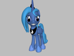 Size: 2000x1500 | Tagged: safe, imported from derpibooru, princess luna, 3d pony creator, female, pony creator 3d, ponylumen, s1 luna, simple background, solo