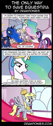 Size: 850x2000 | Tagged: safe, artist:drawponies, imported from derpibooru, derpy hooves, princess cadance, princess celestia, princess luna, twilight sparkle, alicorn, pony, twilight's kingdom, alicornified, comic, derpicorn, muffin queen, princess derpy, race swap, twilight sparkle (alicorn)