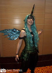 Size: 646x900 | Tagged: safe, imported from derpibooru, queen chrysalis, human, cosplay, irl, irl human, photo, solo