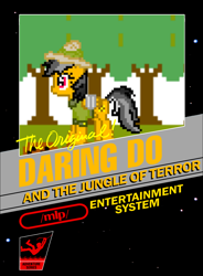 Size: 1536x2087 | Tagged: source needed, safe, imported from derpibooru, daring do, /mlp/, box art, daring do and the jungle of terror, female, nintendo, nintendo entertainment system, solo, video game