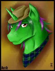 Size: 500x650 | Tagged: safe, artist:tranquilmaelstrom, imported from derpibooru, oc, oc only, pony, unicorn, bedroom eyes, clothes, male, shirt, solo, stallion