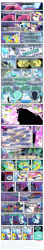 Size: 940x5297 | Tagged: safe, artist:invisibleguy-ponyman, artist:ponymaan, imported from derpibooru, king sombra, lightning dust, lyra heartstrings, shining armor, oc, crystal pony, pony, comic:by skywalker's hand, comic, filly, royal guard, spider-man