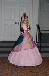 Size: 1338x2048 | Tagged: artist needed, safe, artist:sandy.croaky, imported from derpibooru, princess cadance, human, 2014, clothes, convention, cosplay, dress, irl, irl human, katsucon, katsucon 2014, photo, solo, wand