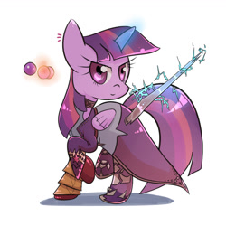 Size: 1300x1300 | Tagged: safe, artist:joycall6, imported from derpibooru, twilight sparkle, alicorn, pony, clothes, female, mage, magic, mare, solo, sorceress, twilight sparkle (alicorn)