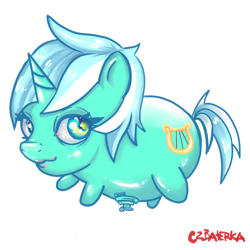 Size: 1280x1280 | Tagged: safe, artist:czbaterka, imported from derpibooru, lyra heartstrings, balloon pony, balloonie pony, original species, female, inflatable, inflatable toy, parody, solo