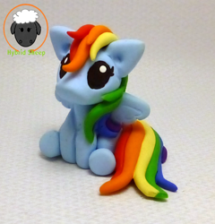 Size: 475x495 | Tagged: safe, artist:hybrid-sheep, imported from derpibooru, rainbow dash, irl, photo, sculpture, solo