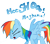 Size: 3124x2780 | Tagged: safe, artist:masterxtreme, imported from derpibooru, rainbow dash, female, fetish, mucus, nostrils, sneezing, sneezing fetish, snot, solo, spray, wings