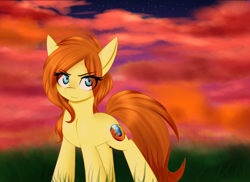 Size: 1760x1280 | Tagged: safe, artist:sugarberry, imported from derpibooru, pony, browser ponies, firefox, grumpy, ponified, solo