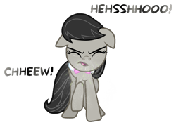 Size: 2048x1536 | Tagged: safe, artist:proponypal, imported from derpibooru, octavia melody, female, fetish, in face, mucus, sneezing, sneezing fetish, snot, solo, spray