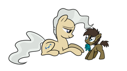 Size: 1024x576 | Tagged: safe, artist:mishti14, imported from derpibooru, mayor mare, oc, oc:vinny turner, offspring, parent:doctor whooves, parent:mayor mare, parents:doctor mayor