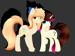 Size: 6666x5000 | Tagged: safe, artist:lace_felora, imported from derpibooru, oc, oc only, pony, absurd resolution, friends, hug