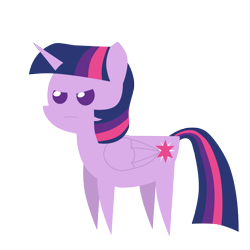 Size: 3000x3000 | Tagged: safe, artist:ladyanidraws, imported from derpibooru, twilight sparkle, alicorn, pony, female, grumpy, mare, pointy ponies, simple background, solo, transparent background, twilight sparkle (alicorn), vector