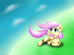 Size: 1000x750 | Tagged: safe, artist:horuru, imported from derpibooru, fluttershy, female, pixiv, solo, windswept mane