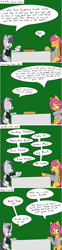 Size: 401x1612 | Tagged: safe, artist:jake heritagu, imported from derpibooru, rumble, scootaloo, pony, comic:ask motherly scootaloo, alternate hairstyle, clothes, comic, date, female, food, hairpin, male, motherly scootaloo, rumbloo, shipping, straight, suit, sweatshirt, table