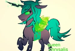 Size: 1022x698 | Tagged: safe, artist:sexyturnup, imported from derpibooru, queen chrysalis, changeling, changeling queen, female, solo