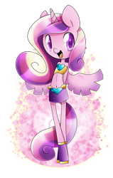 Size: 800x1256 | Tagged: safe, artist:pegasisters82, imported from derpibooru, princess cadance, anthro, female, solo