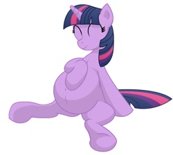 Size: 1004x900 | Tagged: safe, artist:xniclord789x, edit, imported from derpibooru, twilight sparkle, belly, big belly, cute, female, mama twilight, preglight sparkle, pregnant, solo, twiabetes, wingless edit