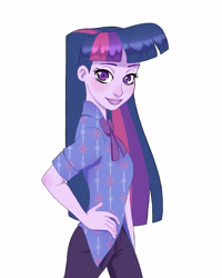 Size: 2000x2500 | Tagged: safe, artist:thepurpah, imported from derpibooru, twilight sparkle, human, female, humanized, pony coloring, solo