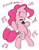 Size: 939x1200 | Tagged: safe, artist:mickeymonster, imported from derpibooru, pinkie pie, pony, bipedal, disturbia, eyes closed, female, microphone, music notes, rihanna, singing, sketch, solo