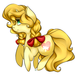 Size: 1024x1024 | Tagged: safe, artist:grandifloru, imported from derpibooru, oc, oc only, oc:vive, pony, unicorn, bow, hair bow, simple background, solo, transparent background