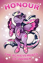 Size: 783x1150 | Tagged: safe, artist:octohickeys, imported from derpibooru, twilight sparkle, alicorn, pony, bedroom eyes, bipedal, drama, female, magic, mare, mouthpiece, rearing, smiling, solo, spread wings, twilight sparkle (alicorn)