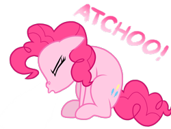 Size: 2048x1536 | Tagged: safe, artist:proponypal, imported from derpibooru, pinkie pie, female, mucus, sitting, sneezing, sneezing fetish, snot, solo, spray