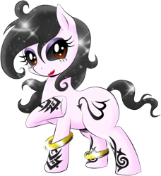 Size: 600x657 | Tagged: safe, artist:taekwon-magic, imported from derpibooru, oc, oc only, oc:shadow moon, earth pony, pony, black sclera, solo