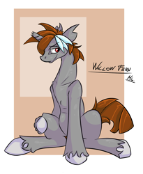 Size: 1280x1558 | Tagged: safe, artist:asadama, imported from derpibooru, oc, oc only, pony, unicorn, broken horn, solo