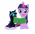 Size: 3247x3193 | Tagged: safe, artist:dudette5030, imported from derpibooru, twilight sparkle, oc, oc:nyx, alicorn, pony, alicorn oc, duo