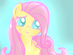 Size: 1600x1200 | Tagged: safe, artist:heavymetalbronyyeah, imported from derpibooru, fluttershy, female, smiling, solo