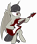 Size: 5000x6000 | Tagged: safe, artist:magister39, imported from derpibooru, octavia melody, bat pony, pony, vampire, absurd resolution, bat ponified, batavia, bipedal, fangs, female, guitar, metal, musical instrument, race swap, rock (music), rocktavia, simple background, solo, transparent background, vector