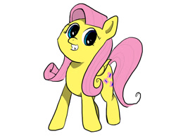 Size: 1017x786 | Tagged: safe, artist:eggrole7, imported from derpibooru, fluttershy, bats!, female, simple background, solo