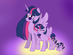 Size: 1024x768 | Tagged: safe, artist:cuddle-kimchie, imported from derpibooru, twilight sparkle, alicorn, pony, female, filly, foal, mare, older, solo, twilight sparkle (alicorn)