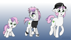 Size: 1004x566 | Tagged: safe, artist:haretrinity, imported from derpibooru, sweetie belle, older